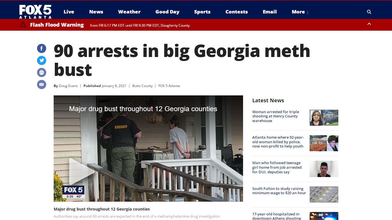 90 arrests in big Georgia meth bust - FOX 5 Atlanta