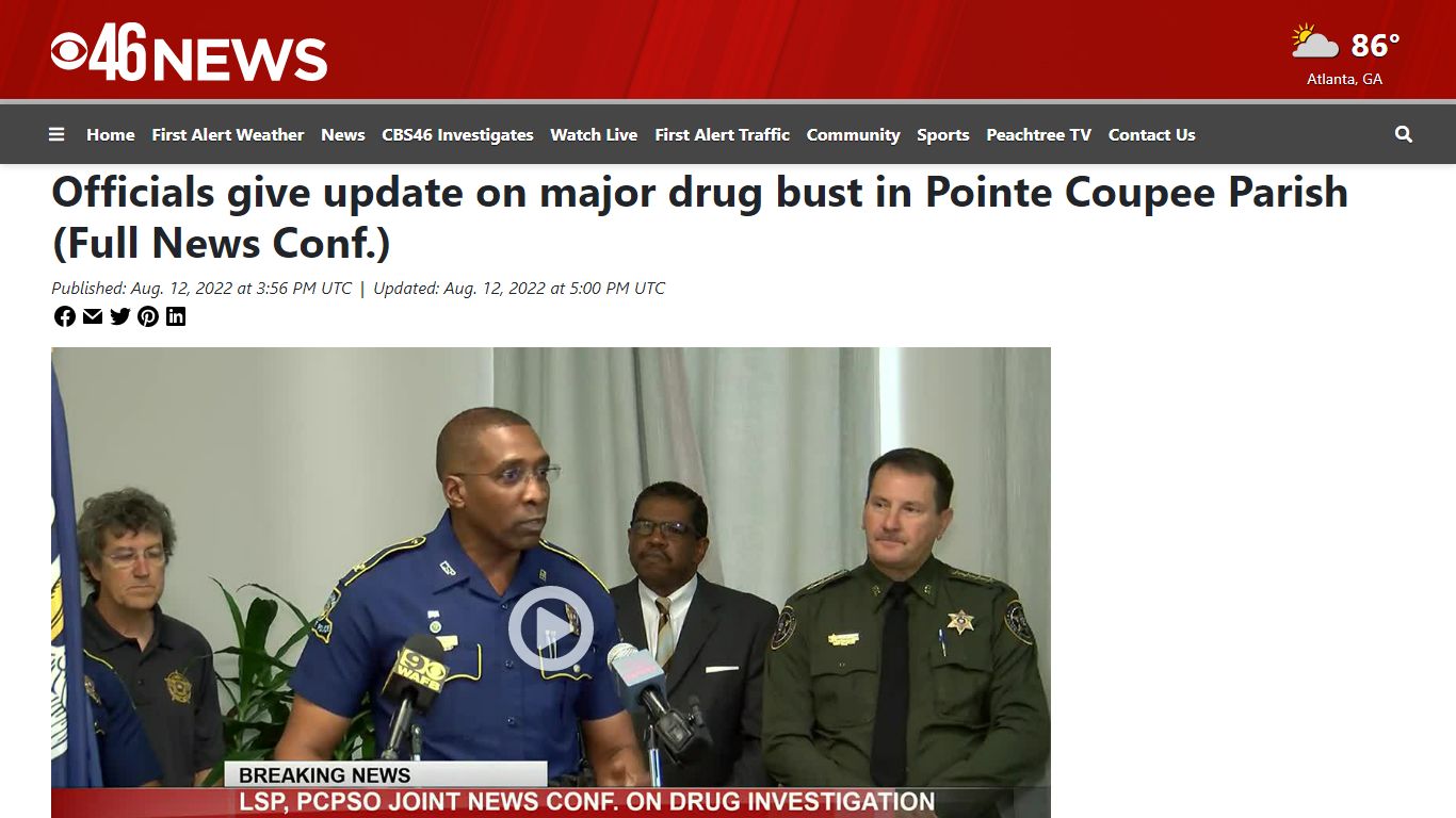 Officials give update on major drug bust in Pointe Coupee Parish (Full ...